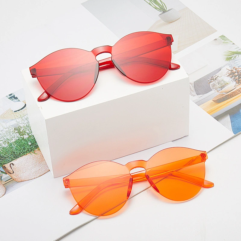 fashionable sunglasses women men newest shades candy color  retro metal glasses wholesale custom  eyewear 2021 goggles