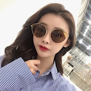 fashionable  sunglasses women men newest shades metal cat eye sun glasses wholesale custom  eyewear 2021 goggles