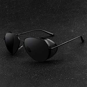 retro polarized steampunk sunglasses women men newest shades fashion sun glasses wholesale custom eyewear 2021 trendy goggles