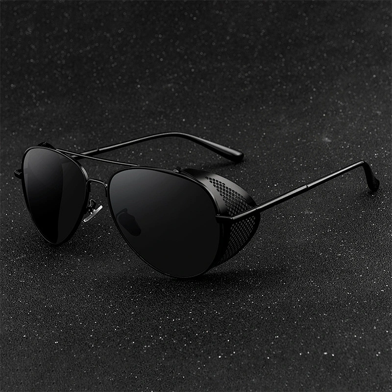 retro polarized steampunk sunglasses women men newest shades fashion sun glasses wholesale custom eyewear 2021 trendy goggles