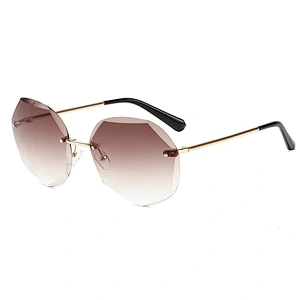 fashionable sunglasses women men newest rimless photochromic retro  shades sun glasses wholesale custom eyewear 2021 goggles