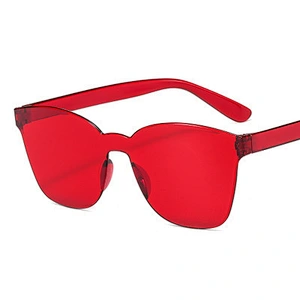 fashion rimless sunglasses women men newest shades retro sun glasses oversized wholesale custom eyewear 2021 trendy goggle
