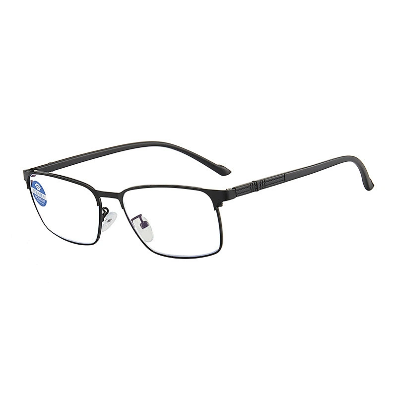 Metal anti-blue reading glasses for elderly men reading glasses for business farsightedness reading glasses