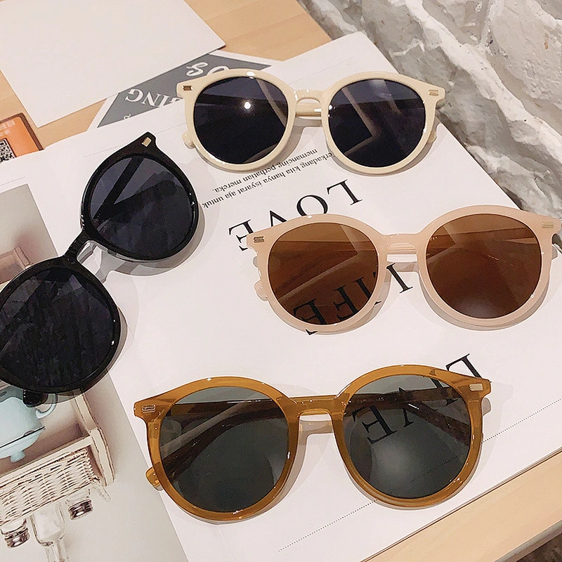 fashion round frame sunglasses women men newest shades retro vintage  sun glasses  wholesale custom eyewear 2021 trendy goggles