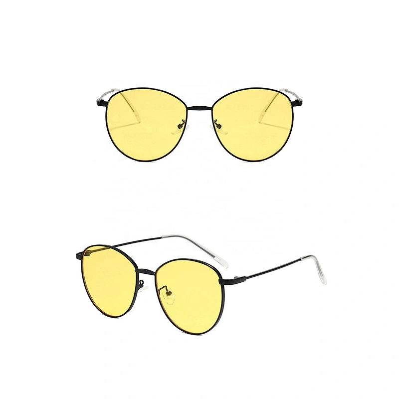 fashion sunglasses women men newest shades metallic retro round frame  sun glasses wholesale custom eyewear 2021 goggles