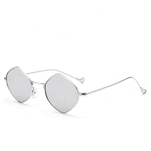 2017 Fashion Trend Retro Vrouwen Kleine Vierkante Zonnebril Metalen Frame Tint Lens Bril
