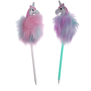 colorful unicorn ball pen