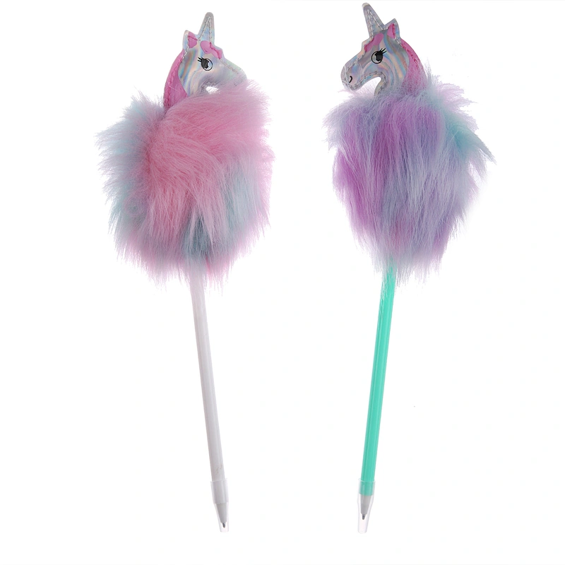 colorful unicorn ball pen