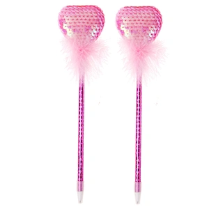 plush heart pen