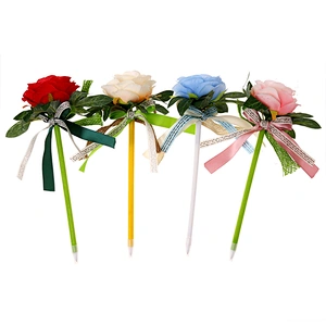 roses with bows ball pen