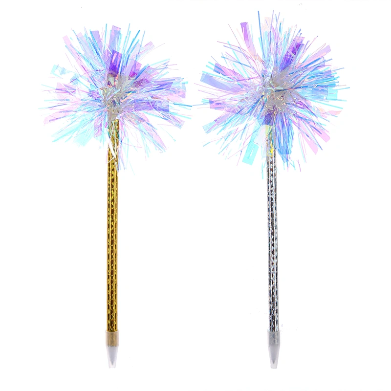 colorful silk ball pen