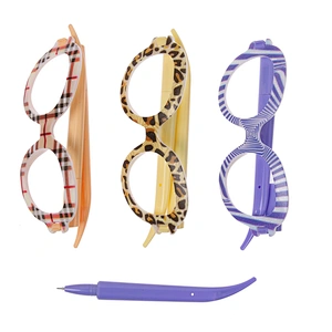 Leopard glasses pen