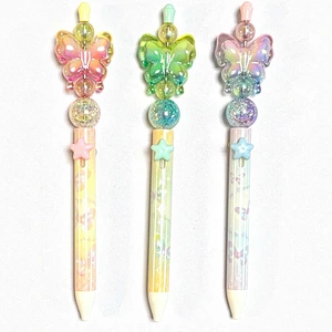 butterfly beaded retractable pen