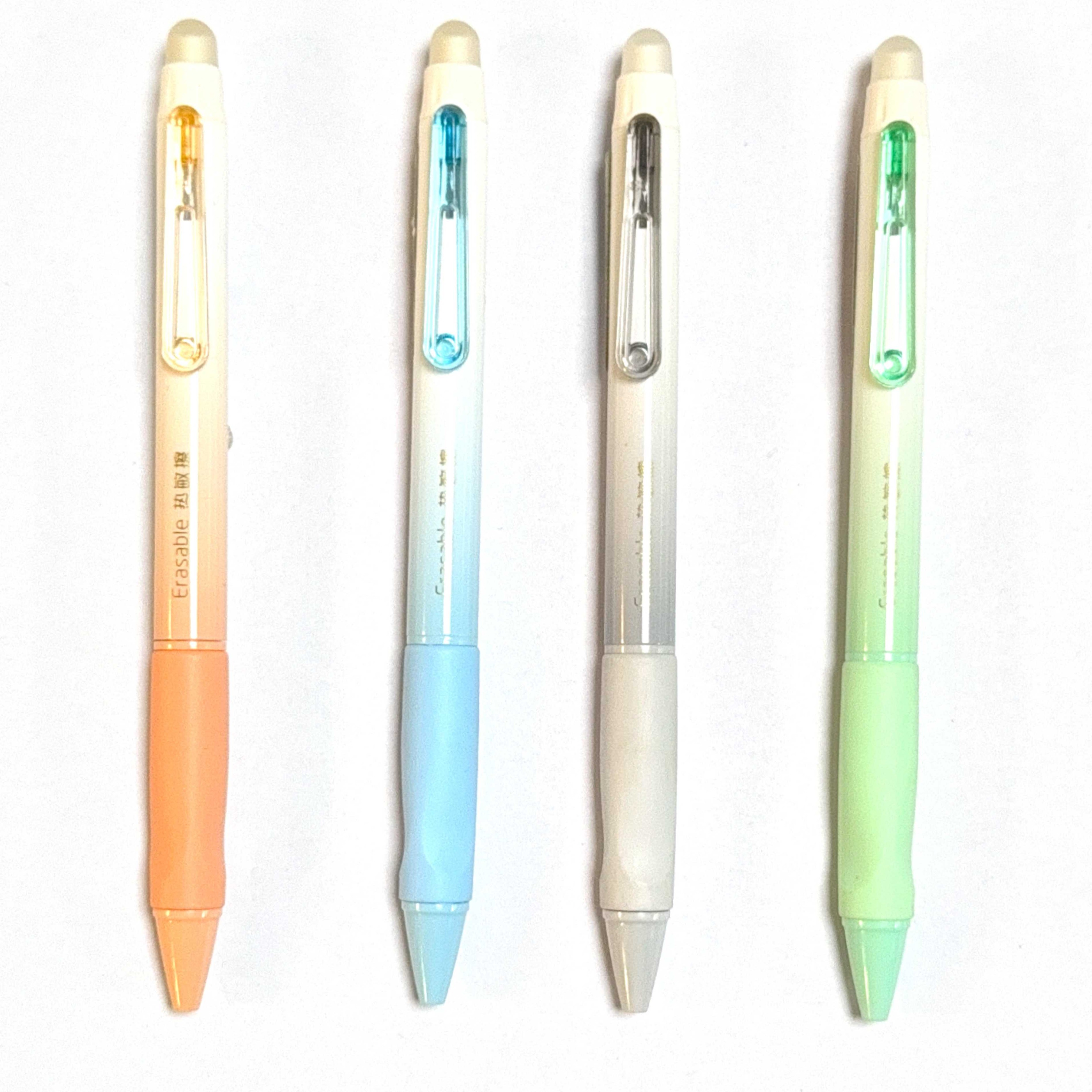 retractable erasable gel ink pen