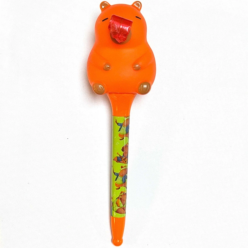 capybara tongue pop out fancy pen