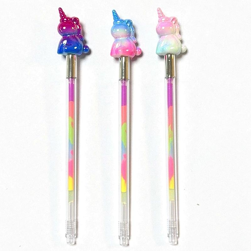 unicorn rainbow gel ink pen