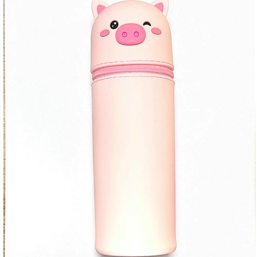 silicon pig pencil case