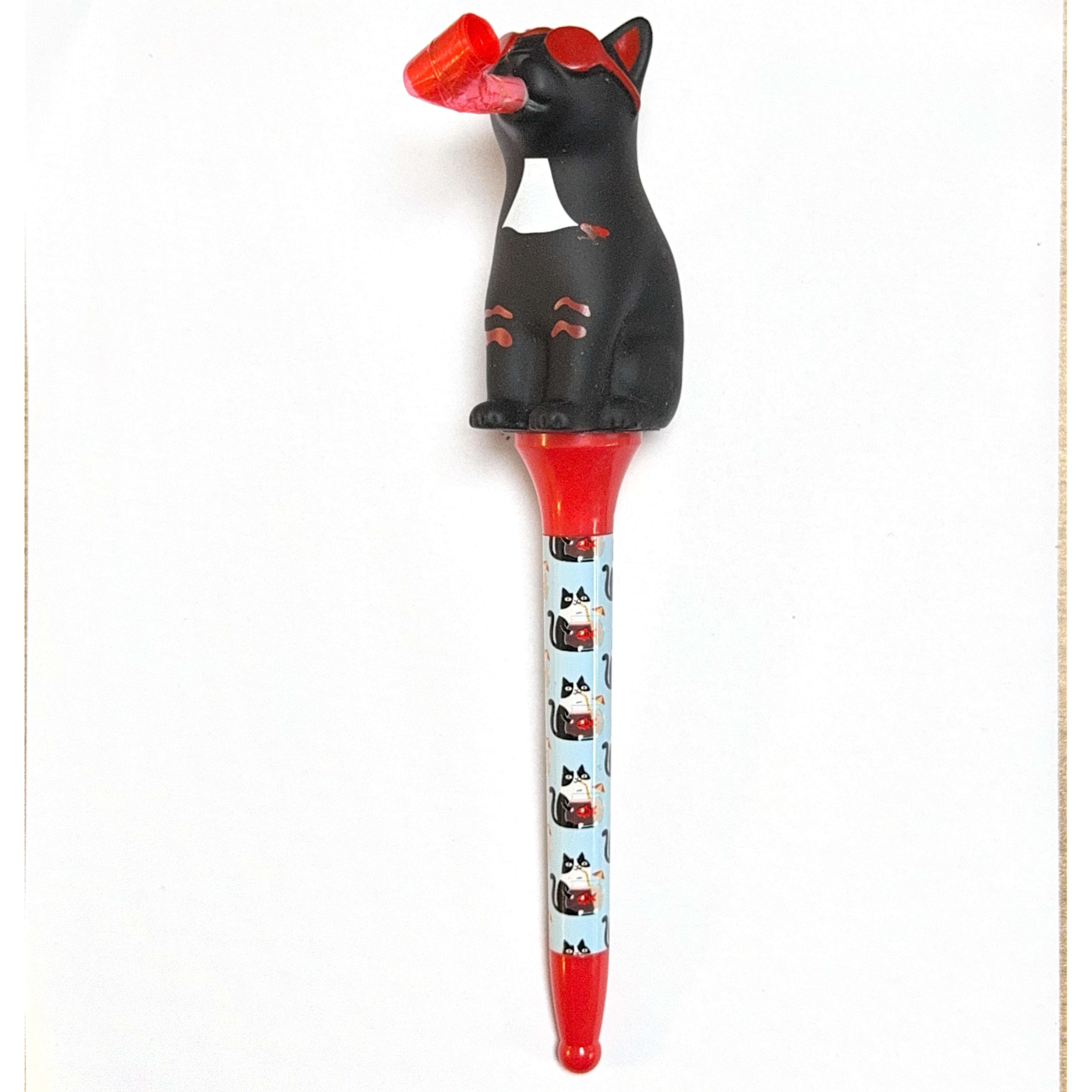Dog tongue popped out fancy pen
