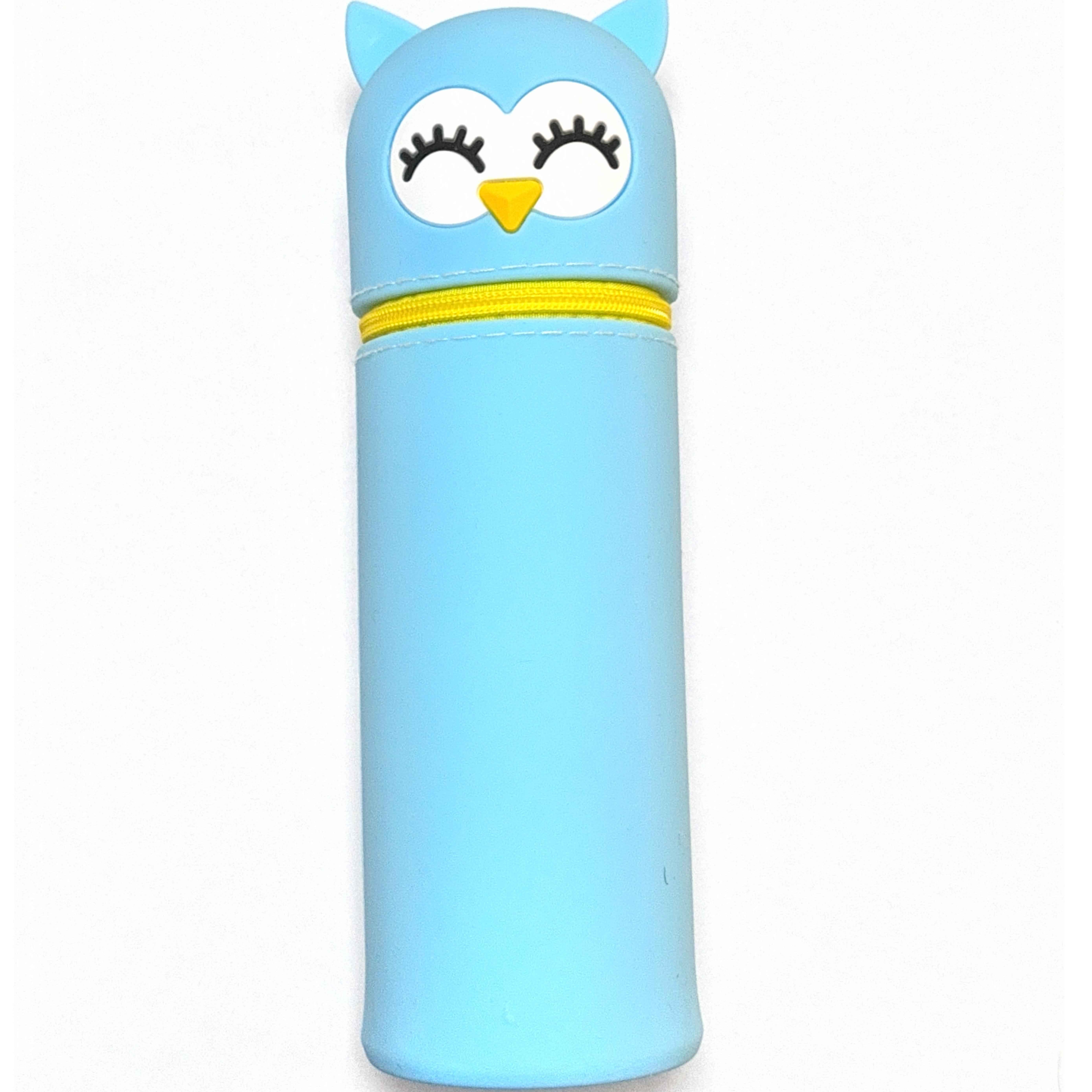 silicon owl pen case