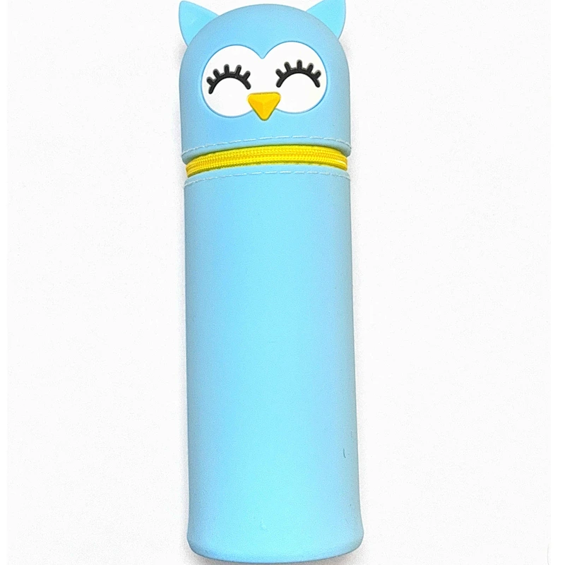 silicon owl pen case