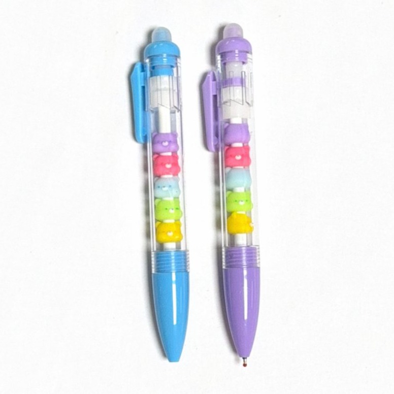 bear beaded refill retractable erasable pen