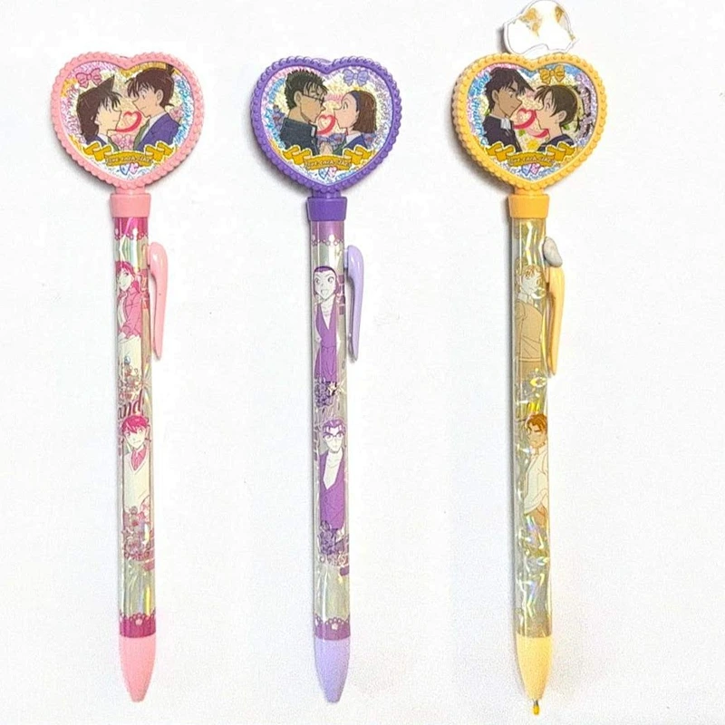 detective conan spinning pen with couple design