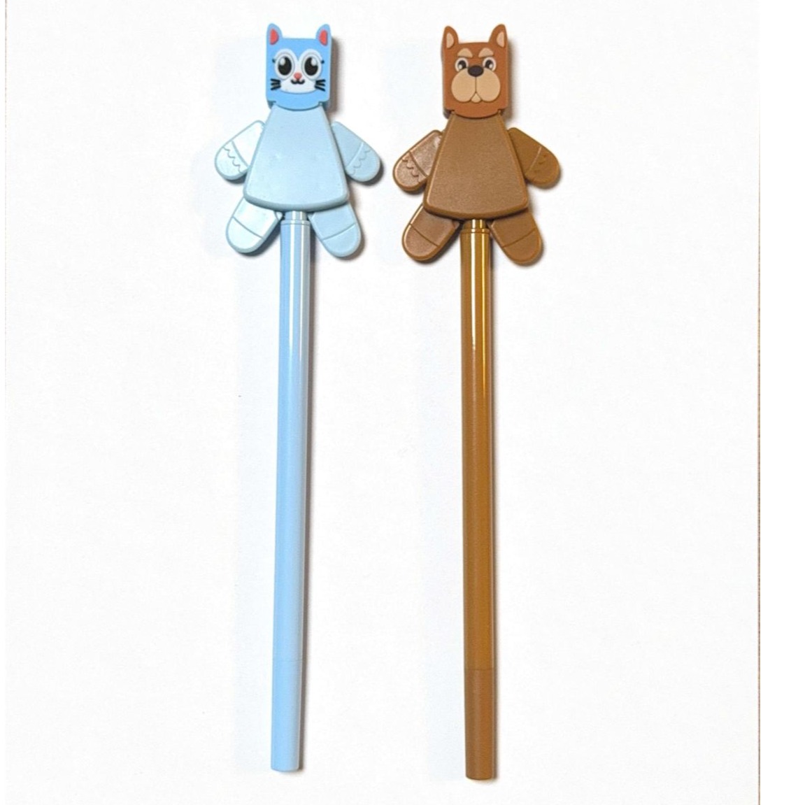 pen with animal-shaped eraser on top