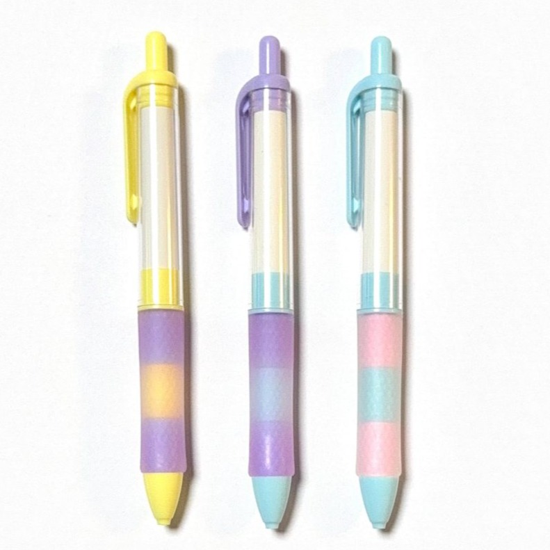 Dopamine-style click pen with silicone sleeve