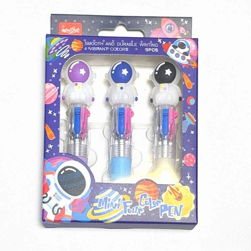 astronauts multi-color pen set