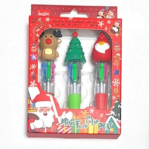 Christmas theme multi-color pen set