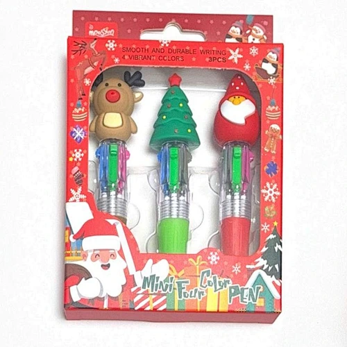 Christmas theme multi-color pen set