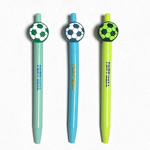 pen with football silicone topper