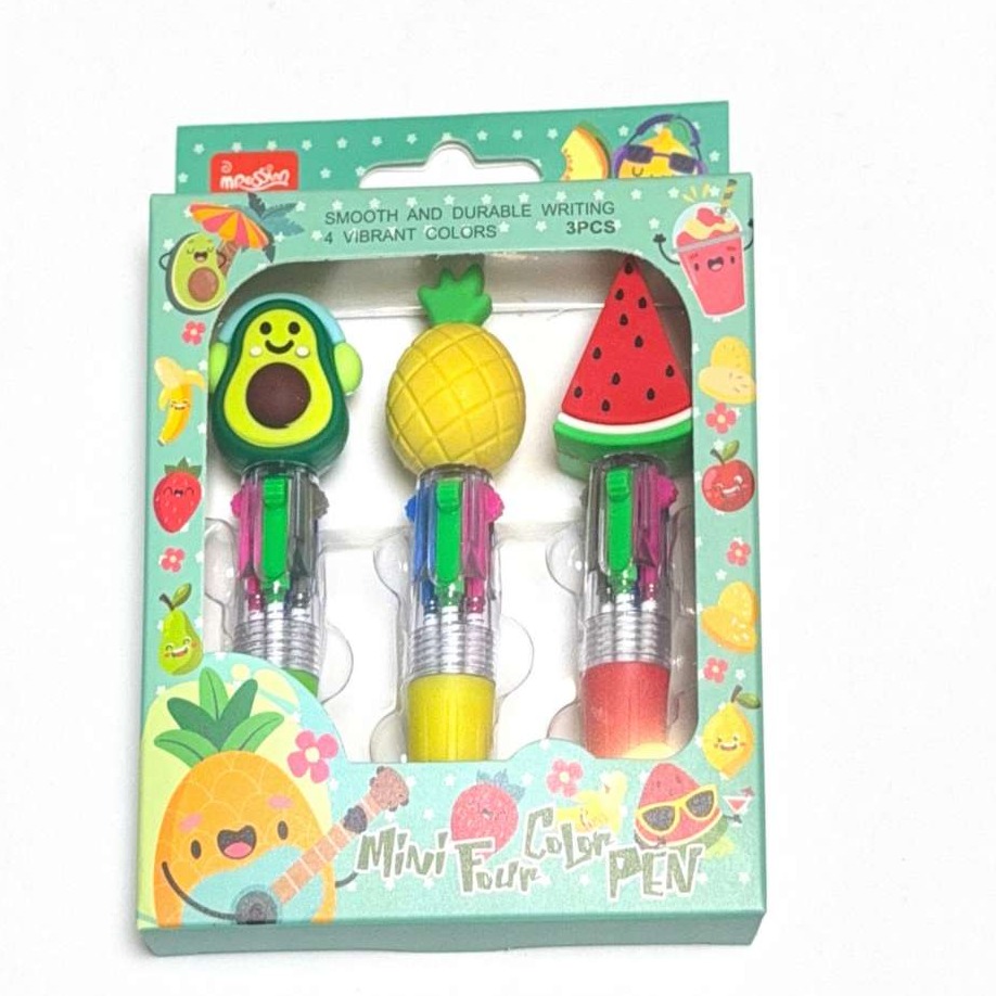 cute food multi-color pen
