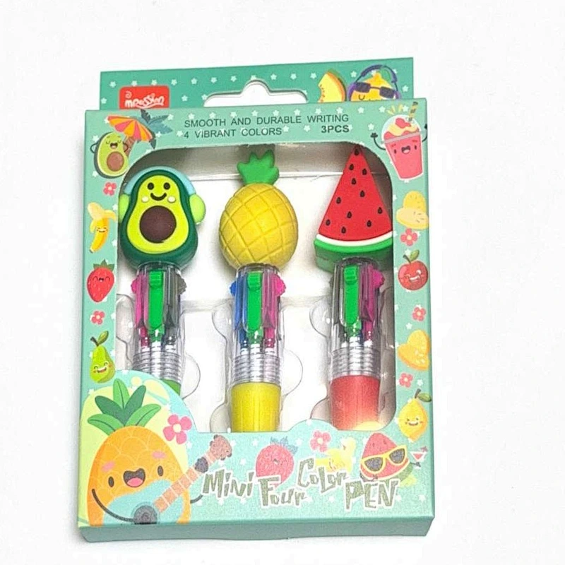 cute food multi-color pen