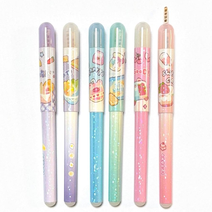 cute food erasable pen