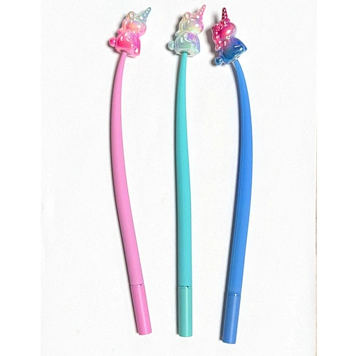 colorful unicorn wiggle pen