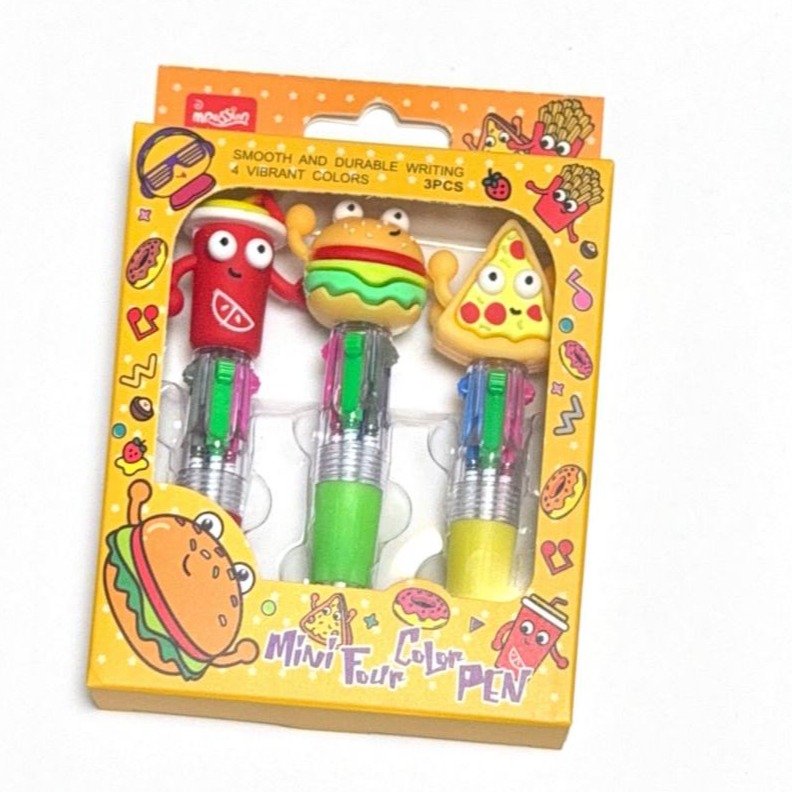 cute food multi-color pen