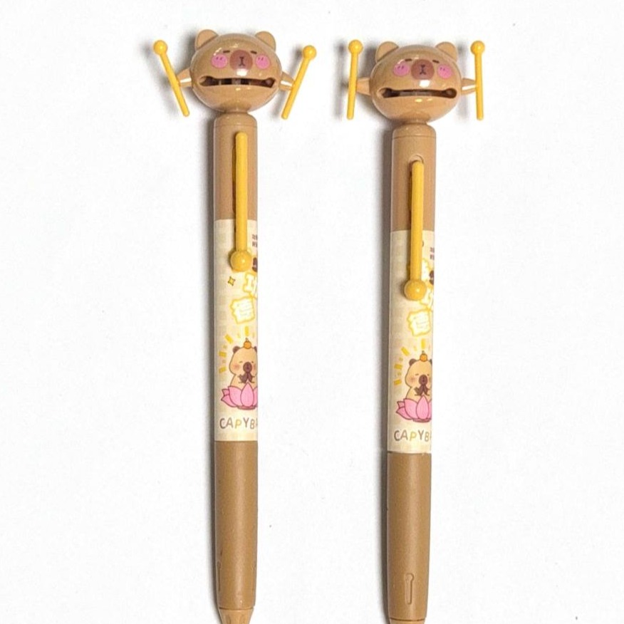 capybara retractable knock knock pen