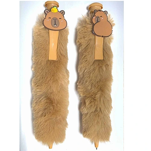 retractable pen with capybara plush
