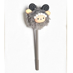 gray sheep pom-pom pen