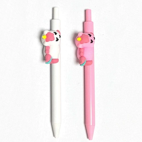 click pen with unicorn doll on side