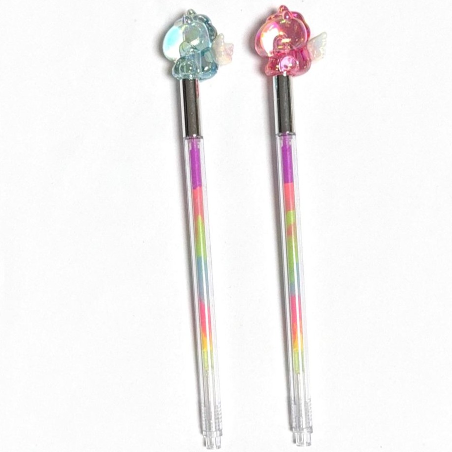 cute plush colored pen
