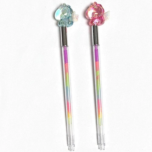 cute plush colored pen
