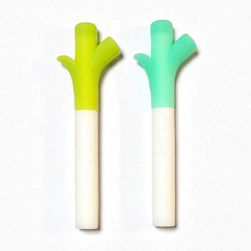 fun vegetable leek scallion pen