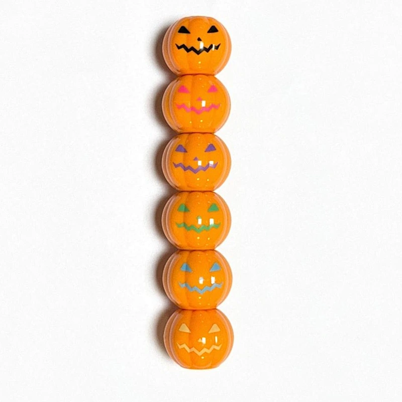 6-Pack Stackable Pumpkin Face Highlighters
