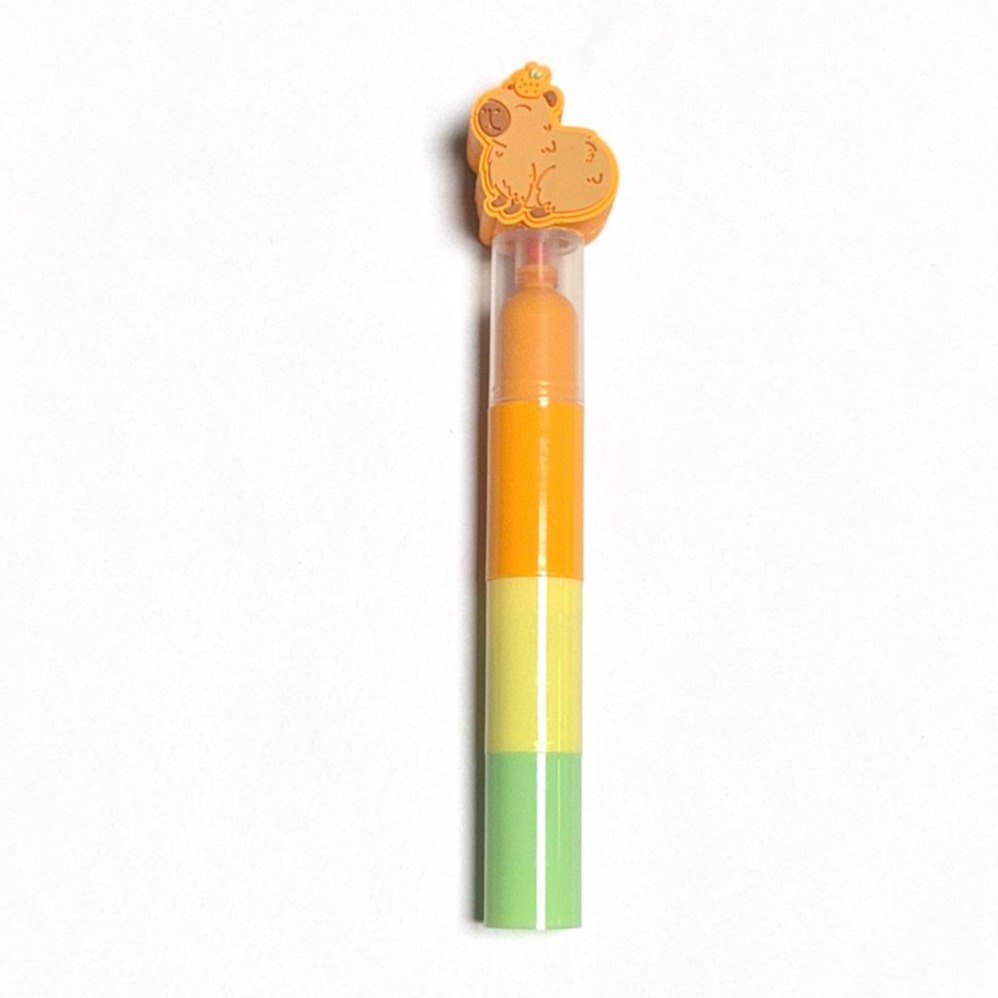 Capy Figurine 3-Color Highlighter