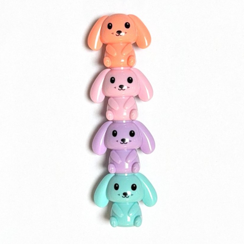 Connected rabbit‑shaped highlighter