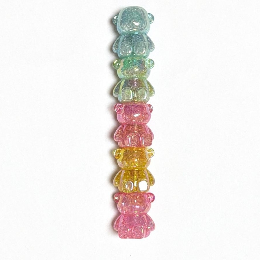 5-Pack Glitter Bear Stackable Highlighters