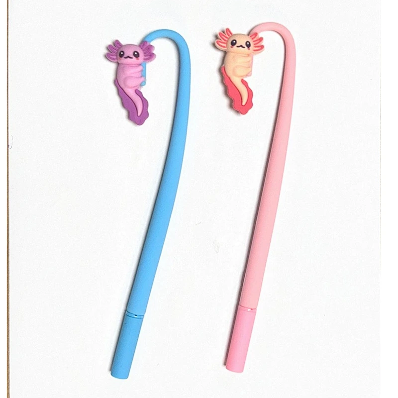 Axolotl Decor Bendable Gel Pen