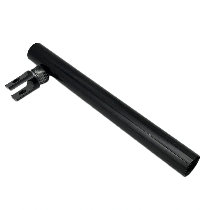 Custom Matte Black Anodized 5051 Aluminum Tube Fittings With Threaded